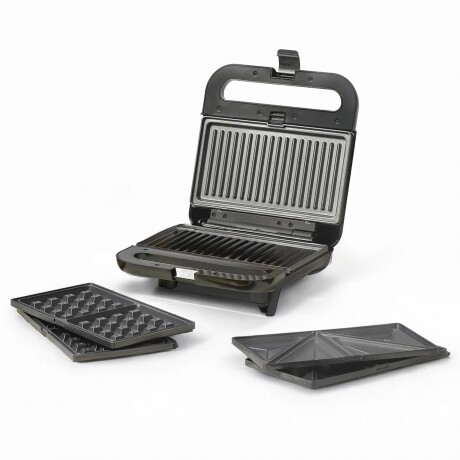 Sandwichera UFESA Robson 3 En 1 Con Placas Para Sandwiches, Waffles Y Grill Sandwichera UFESA Robson 3 En 1 Con Placas Para Sandwiches, Waffles Y Grill