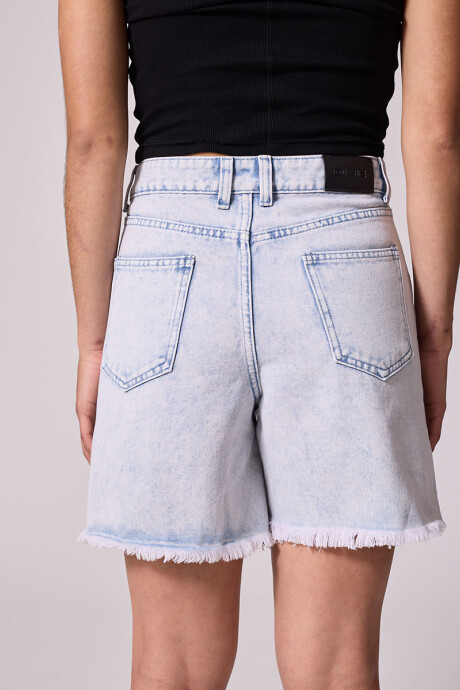 SHORT JEAN INRI DIXIE Celeste Claro