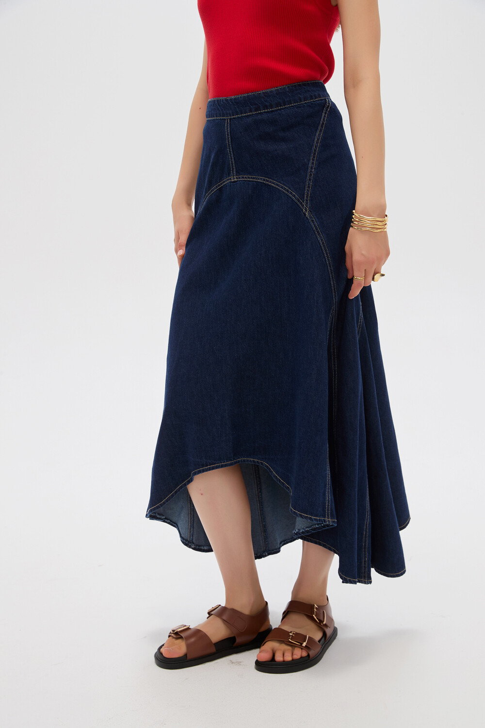 Falda Kualca Azul Indigo