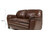Sillón 100% Cuero - 2 Cuerpos - Monza Caramelo