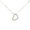 Colgante con cadena Heart en oro amarillo 18k y brillantes Colgante con cadena Heart en oro amarillo 18k y brillantes