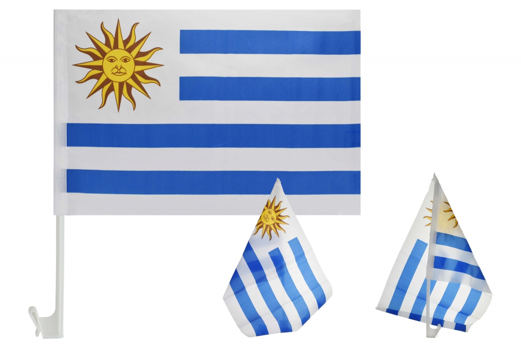 Bandera para autos de Uruguay 
