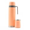 Set termo Comet Bologna 1 lt + Mate de 160 ml Naranja