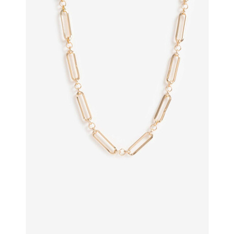Collares Cortos Metal Dorado