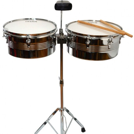 Set de timbales FEVER 13-14 con stand y campana Set de timbales FEVER 13-14 con stand y campana