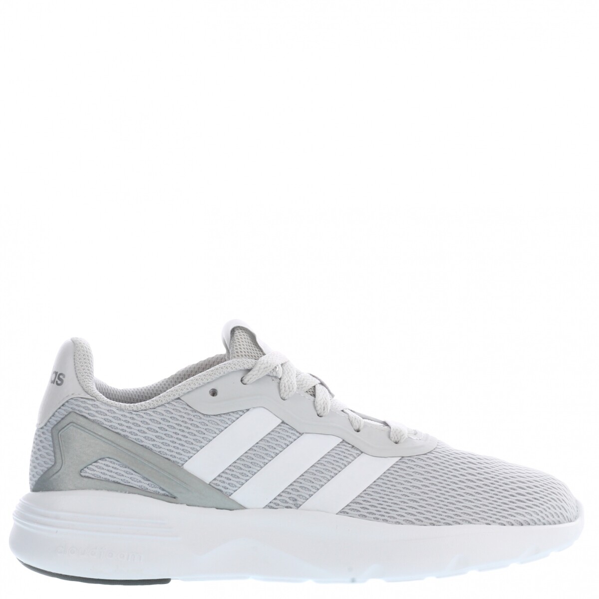 Championes de Mujer Adidas Nebzed Cloudfoam Adidas - Gris - Blanco - Plateado 