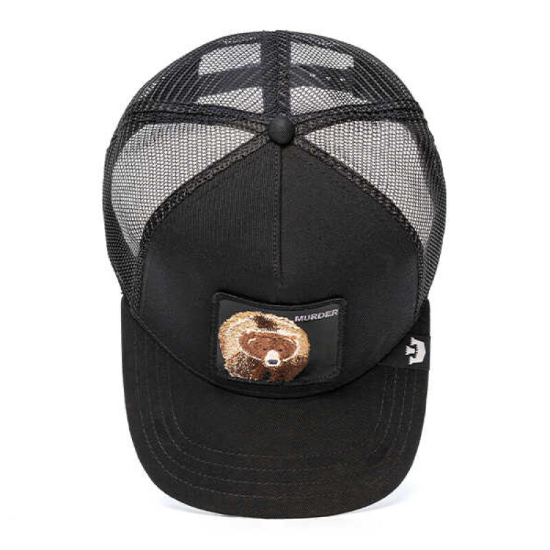Gorra Goorin Bros Trucker Baseball - The Murder Bear Negro