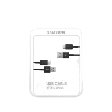 Pack 2 Cables Samsung USB-A a USB-C 1,5 m Negros 2-Pack