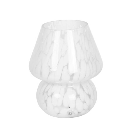 ML251013 VIDRIO BLANCO LÁMPARA DE MESA ML
