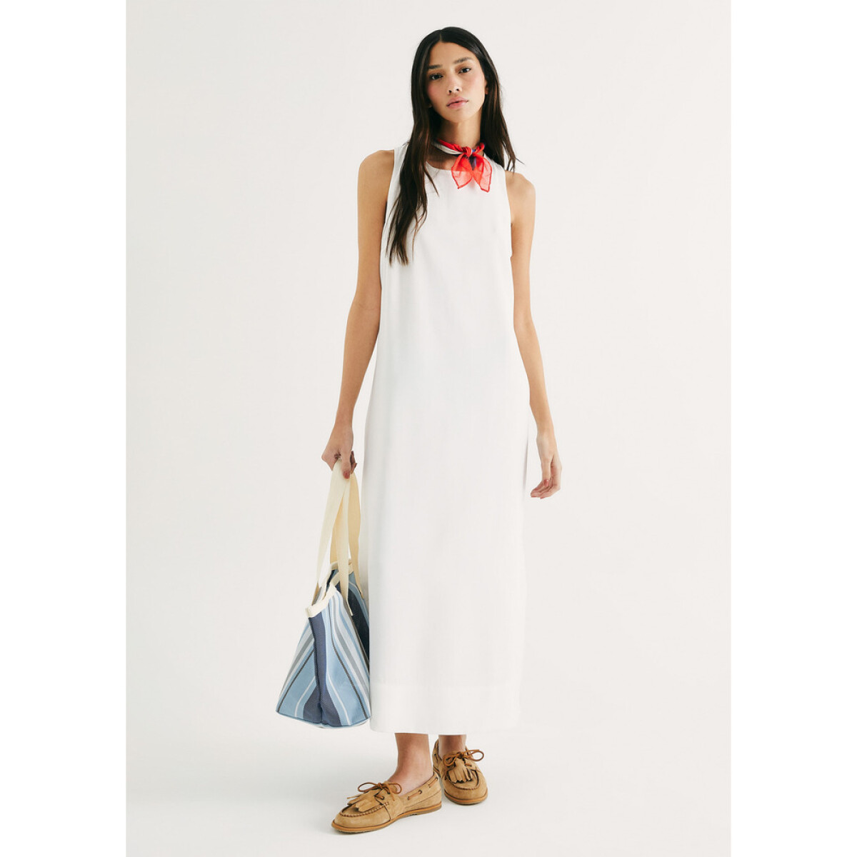 VESTIDO FEM - BEGE CLARO 