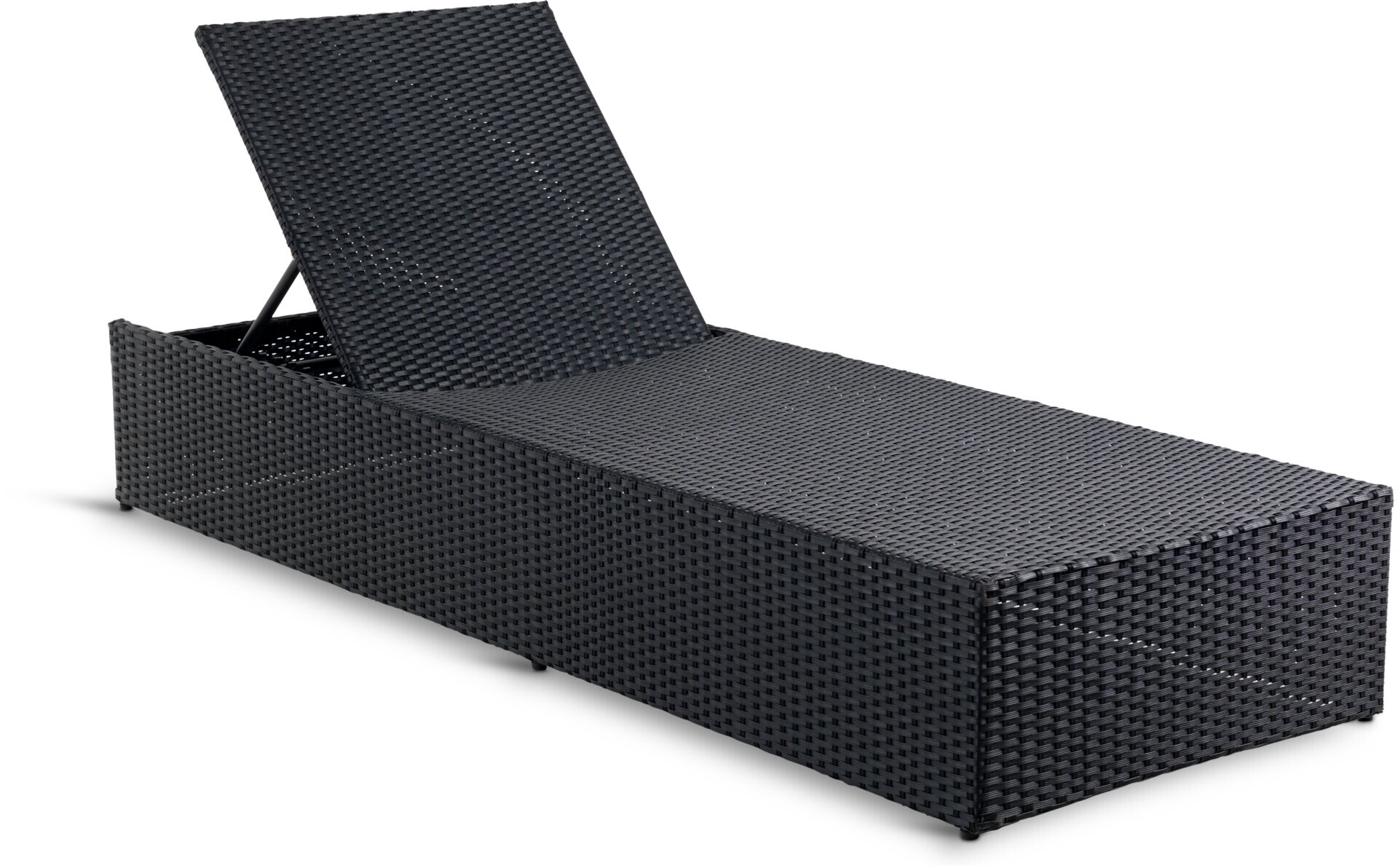 Reposera HASLE A70xL198 negro 