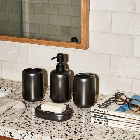 Set accesorios para baño Onix cerámica Set accesorios para baño Onix cerámica