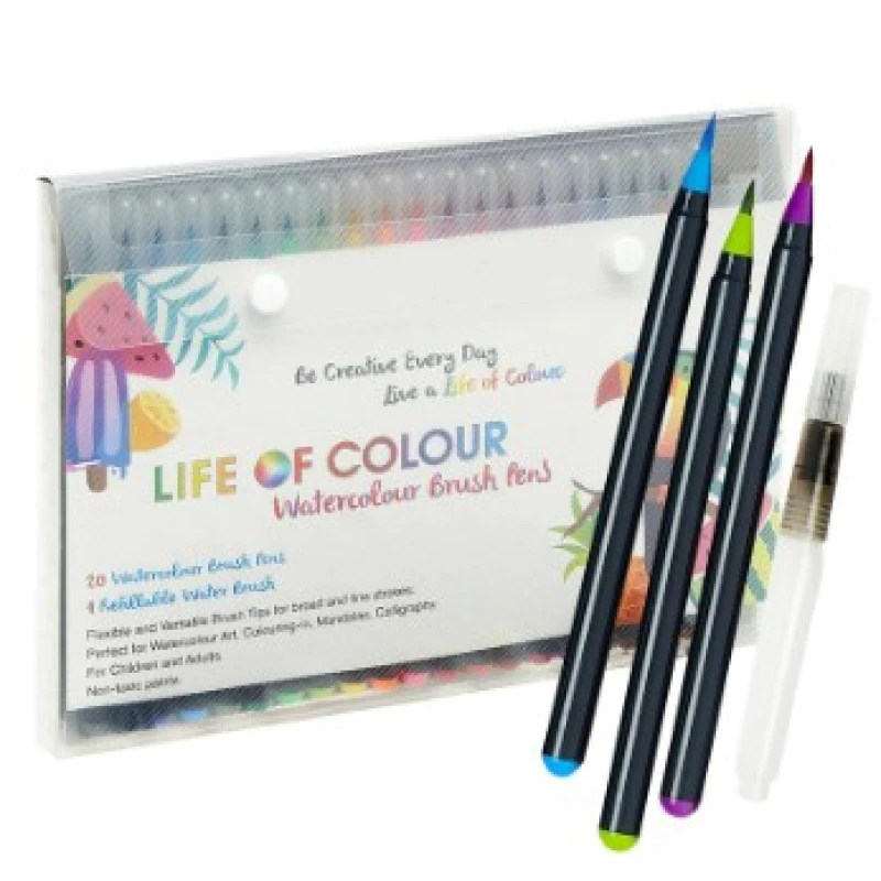 Marcadores punta pincel Life Of Colour Marcadores Punta Pincel Life Of Colour