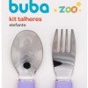 Set cubiertos metal ZOO BUBA violeta