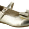 Balerinas Infantiles Croco Kids Zapato Dorado Claro