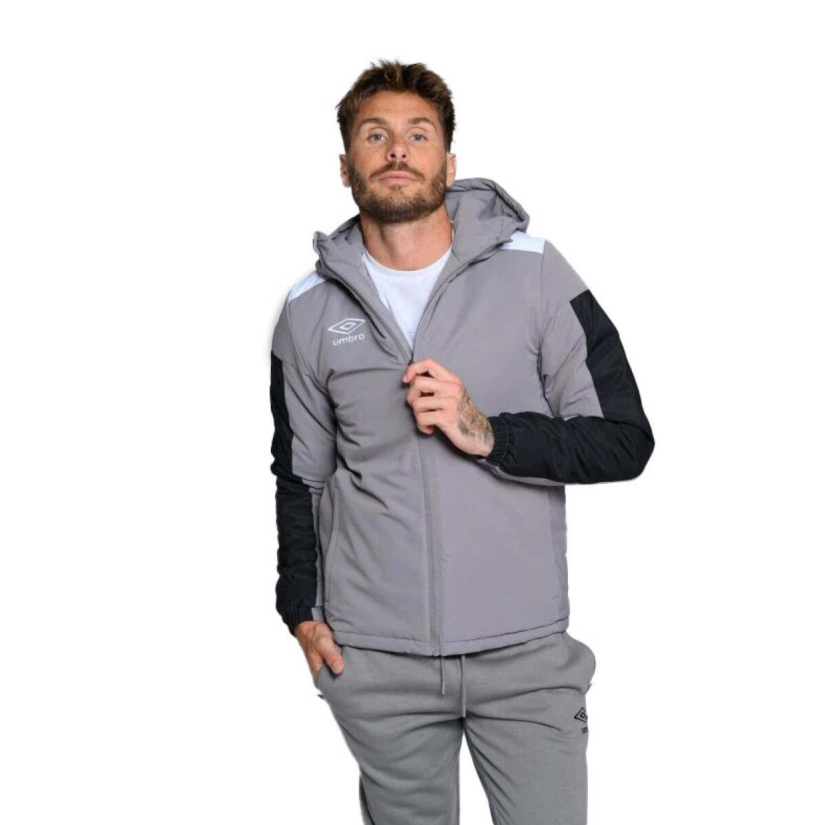 Campera de Hombre Umbro Ventor - Gris - Negro 