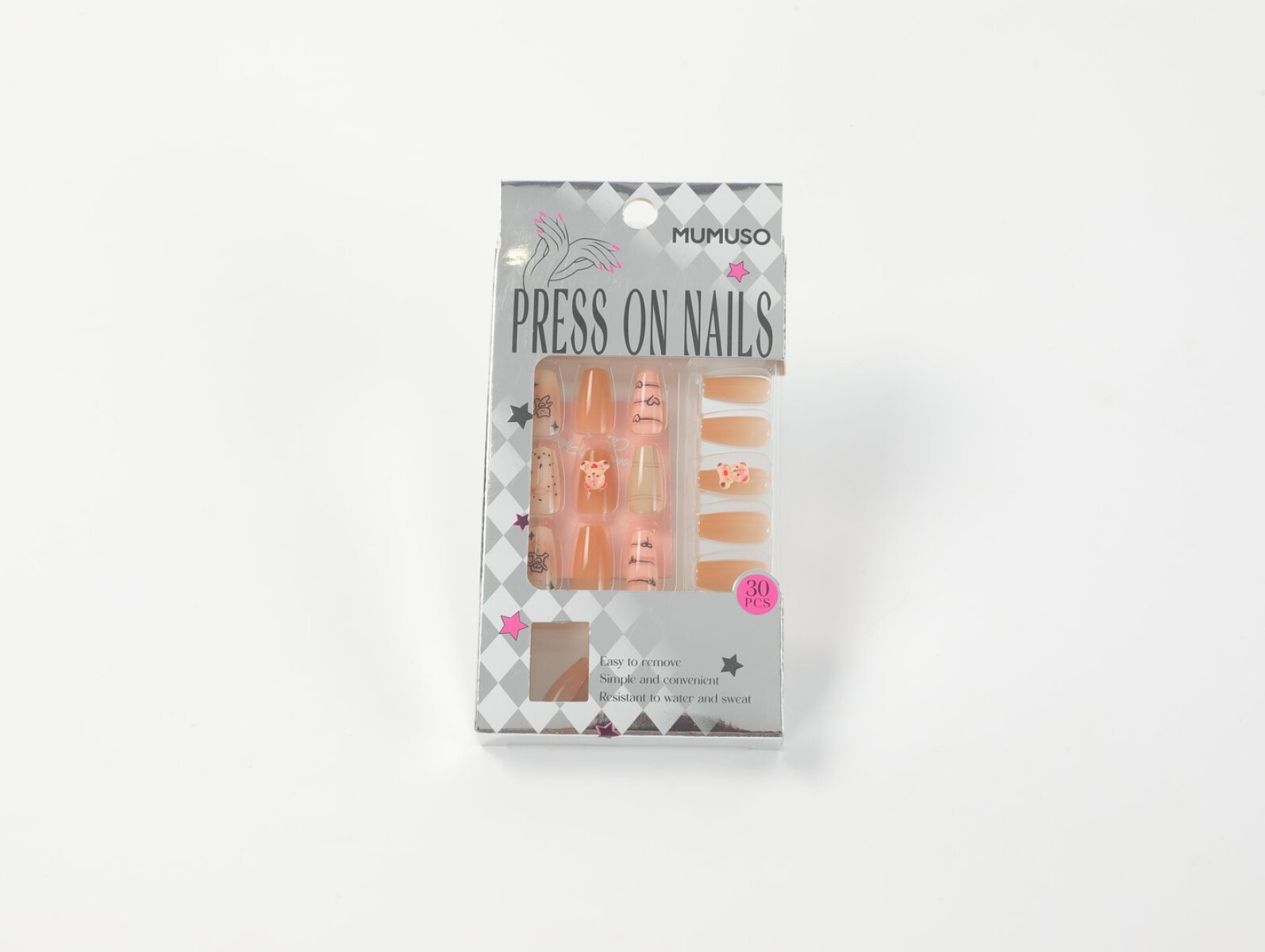 UÑAS POSTIZAS PRESS ON COLECCIÓN MOONLIGHT (CRÈME BRÛLÉE) 