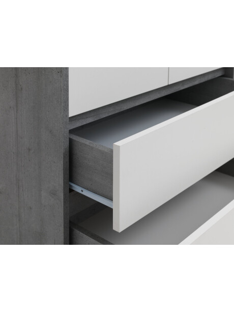Armario BILLUND 80x193 blanco/hormigón Armario BILLUND 80x193 blanco/hormigón