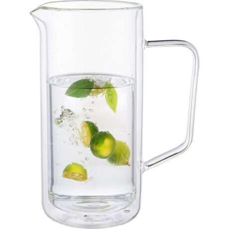 JARRA DE AGUA TERMICA DOBLE PARED 1LT BOROSILICATO