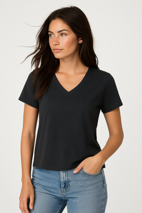 Remera Blumi Gris Topo