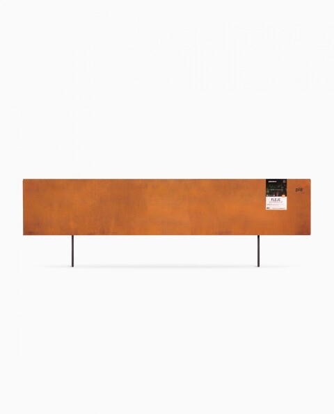 Fleje Separador * 20cm x 1.2m - Acero Corten 2mm - Con estacas