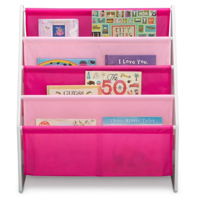 Biblioteca/rack para libros blanco y rosado Biblioteca/rack para libros blanco y rosado