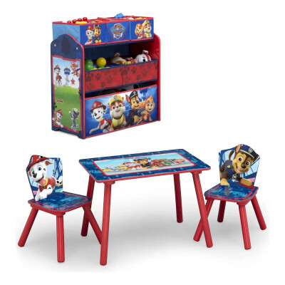 Set juego de mesa y organizador Paw Patrol Set juego de mesa y organizador Paw Patrol
