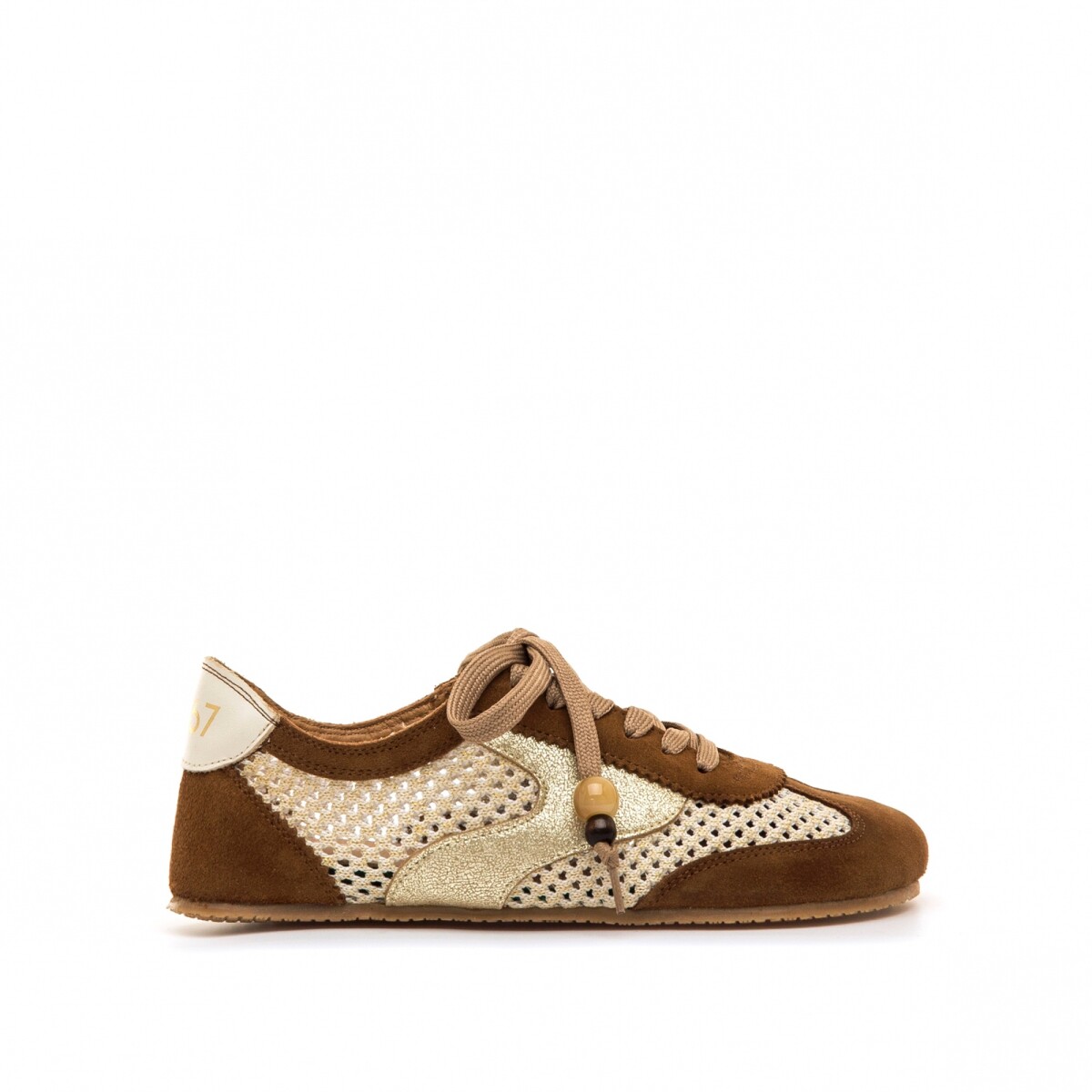 Zapatilla Roble / Platino - Camel 