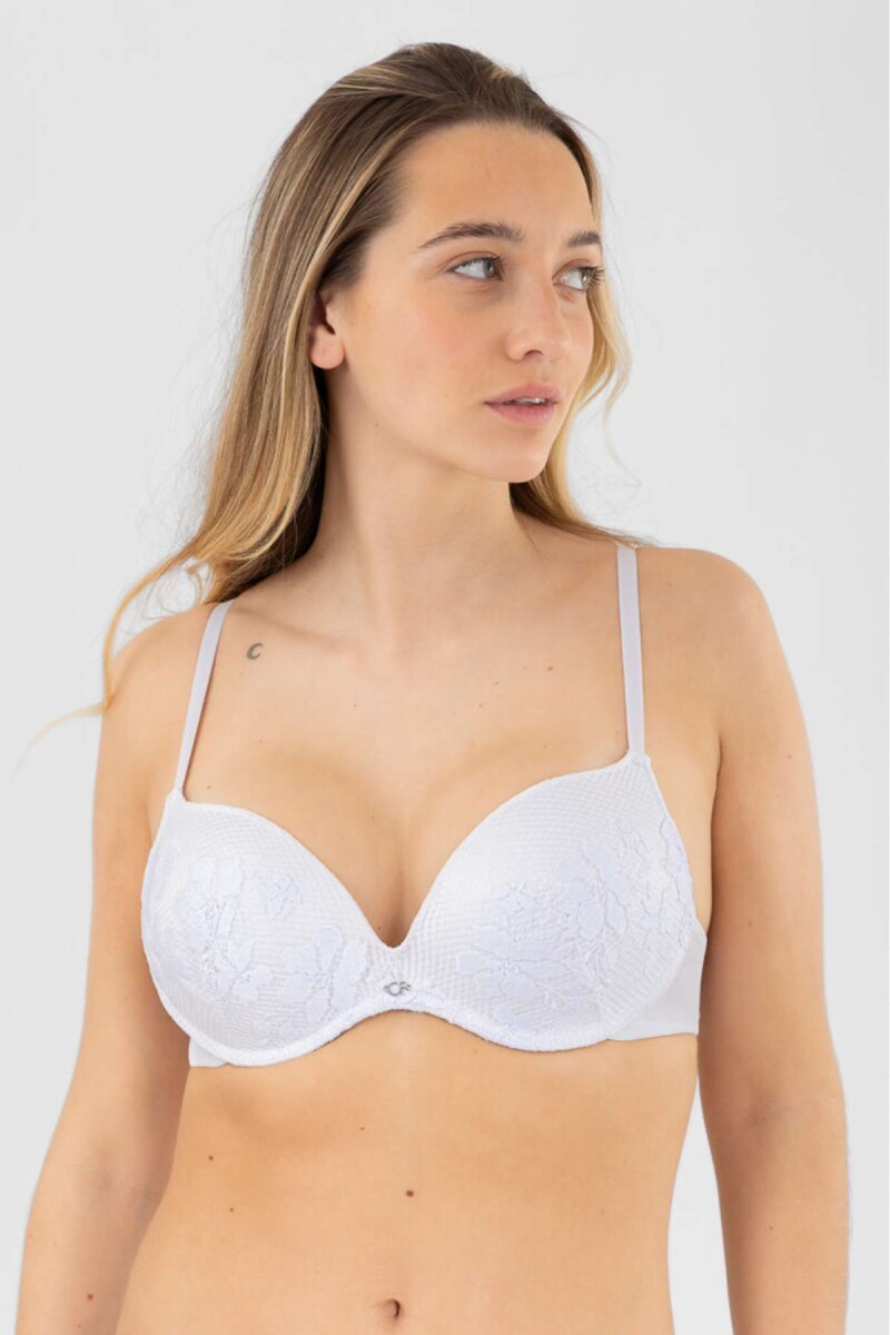 Soutien prefromado push up dracena - Blanco 