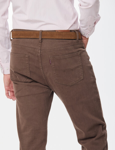 PANTALON 5 BOLSILLOS Marron