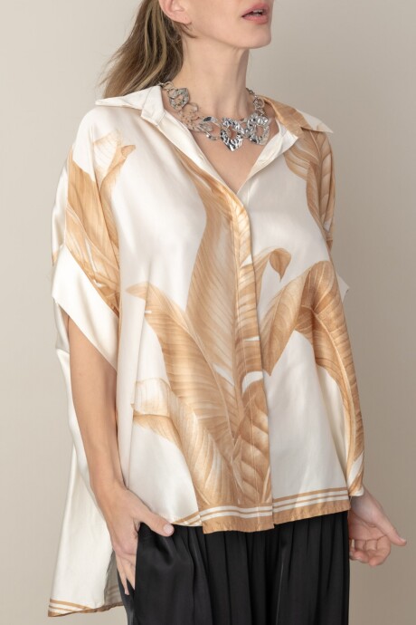 CAMISA PALMA Camel