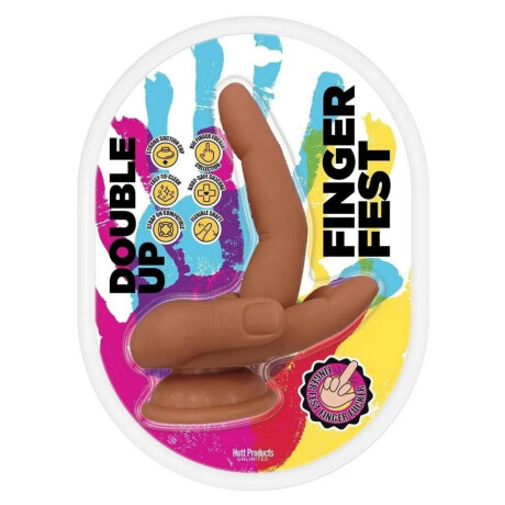 Dildo Realista Estilo Dedo Finger Fest Double Up Dildo Realista Estilo Dedo Finger Fest Double Up