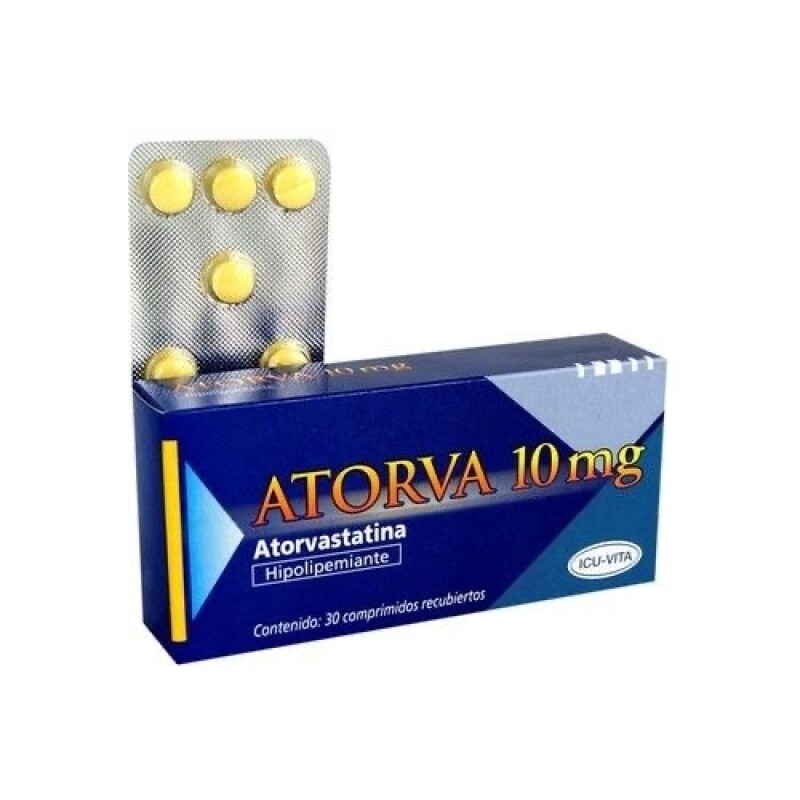Atorva 10 Mg Icu-Vita 30 Comprimidos Atorva 10 Mg Icu-Vita 30 Comprimidos