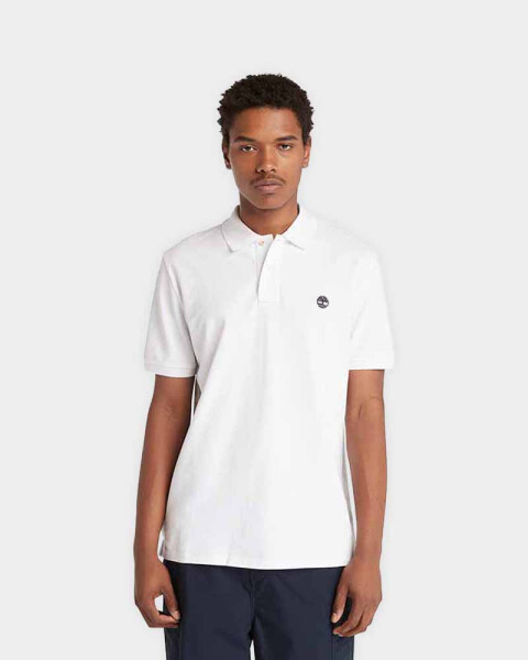 Polo Oyster River Manga Corta Regular Fit Hombre White