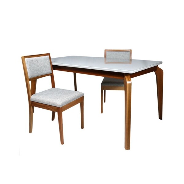Silla Alice Tapizada Madera Comedor Diseño Moderno Calidad Blanco 1