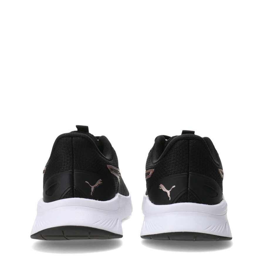 Championes de Mujer Puma Flex Focus Lite Modern Negro - Dorado