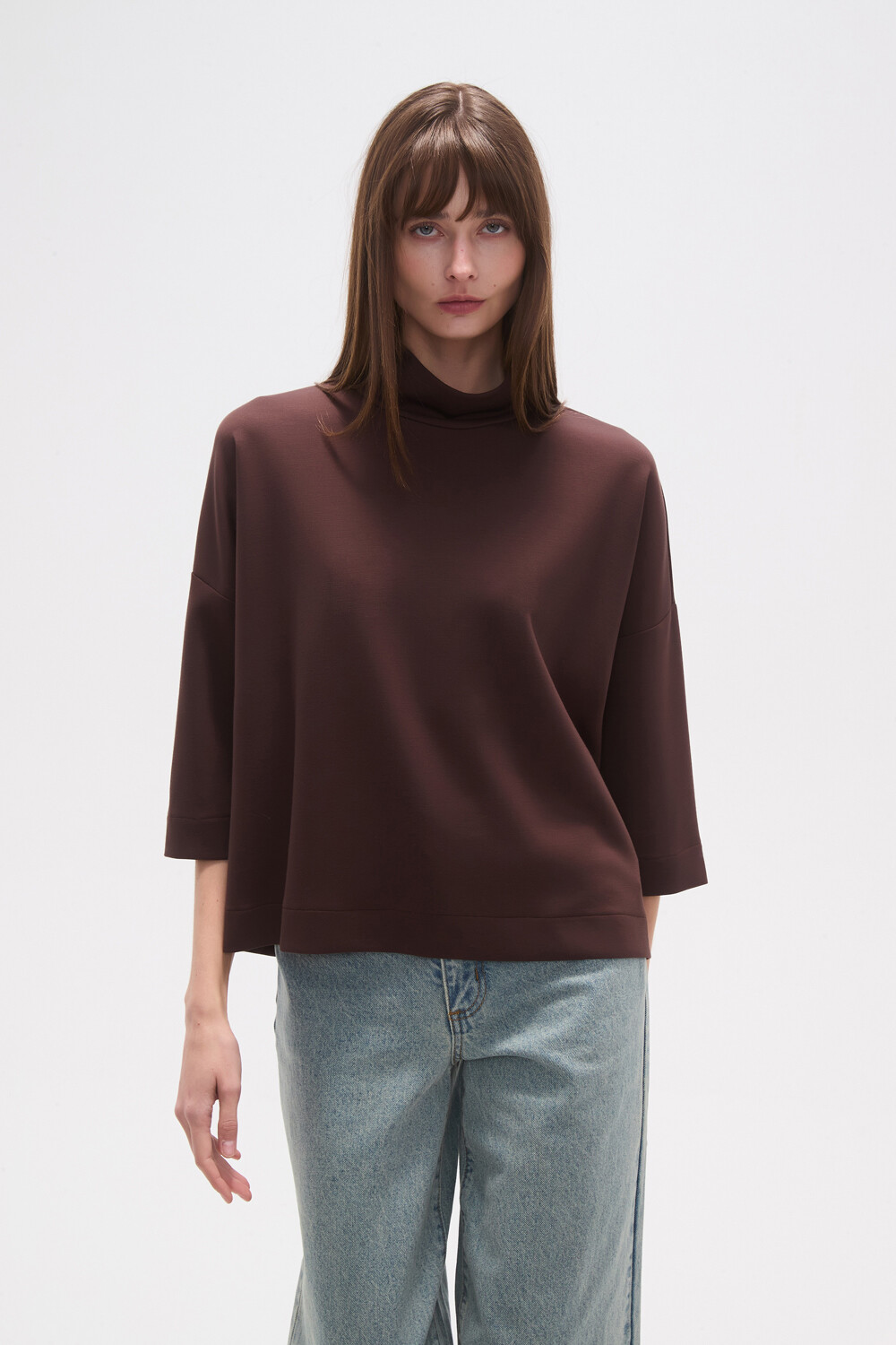 Polera Ombus Chocolate