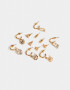 Aros Sets Con strass Set De Aros Con Strass - Dorado