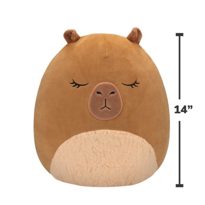 JAZWARES SQUISHMALLOWS LIJJIAN CAPIBARA única