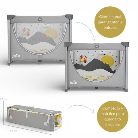 Corral Practicuna Cheer Joie con Malla y Colchón Extraíble Corral Practicuna Cheer Joie con Malla y Colchón Extraíble