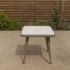 MESA DE EXTERIOR CLOUD Blanco - CUADRADO/A