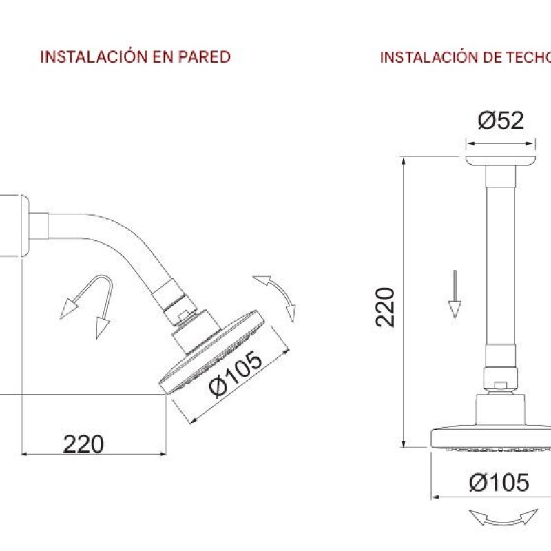 "DUCHA FRIA LOREN FLEX GRIS 7029 G16 1/2""" "DUCHA FRIA LOREN FLEX GRIS 7029 G16 1/2"""