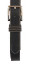 Cinto dama c/forro de 35mm doble pasador Negro