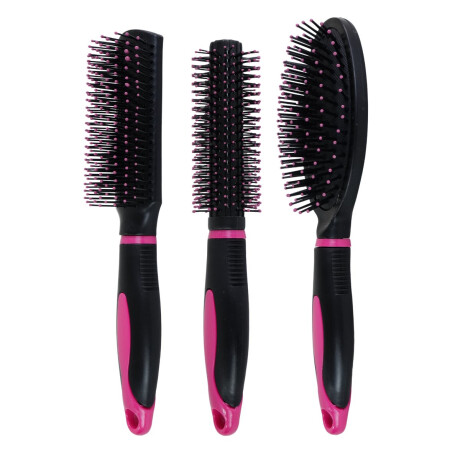 Set de 3 cepillos para pelo Set de 3 cepillos para pelo