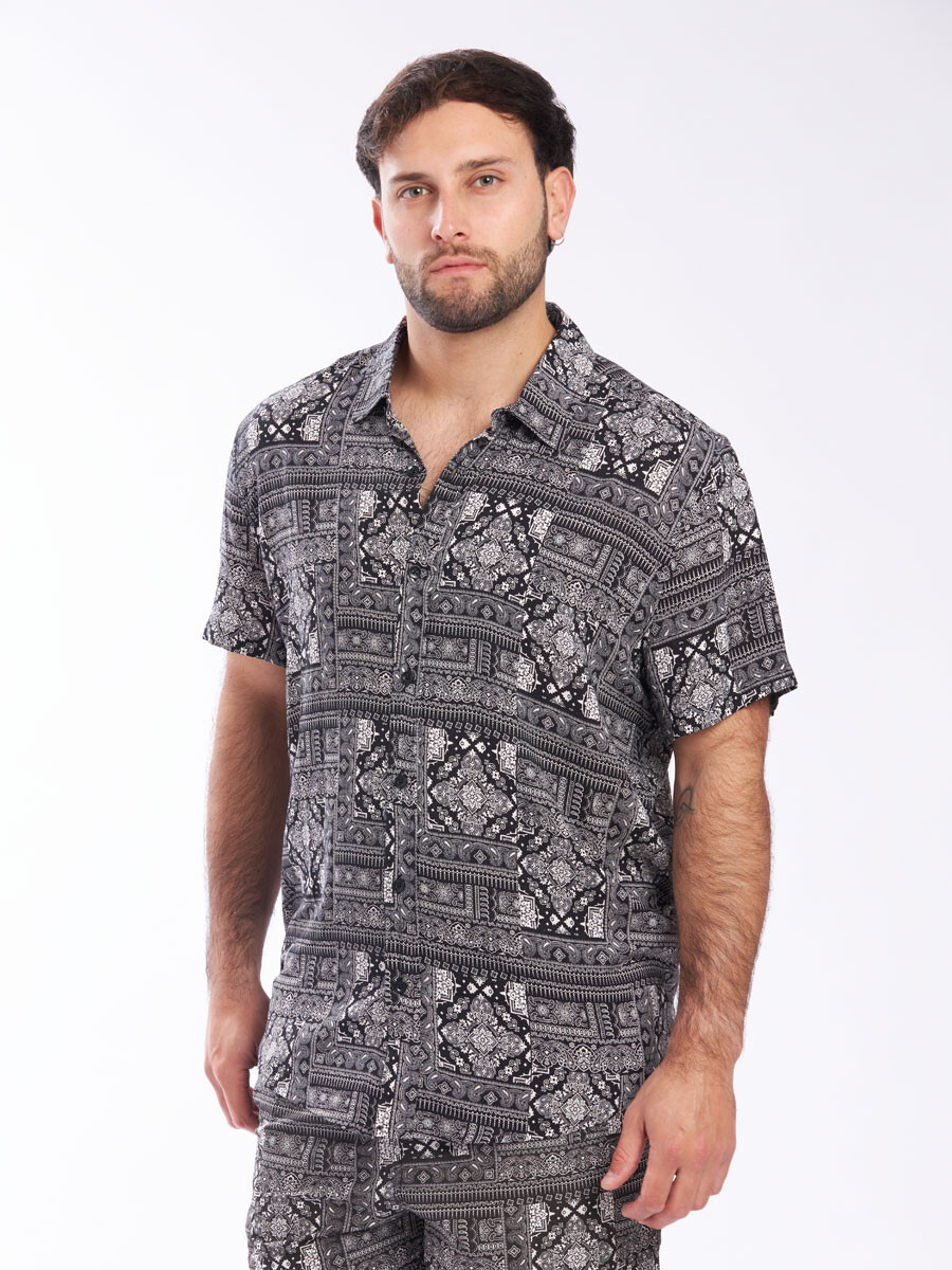 CAMISA MAFA DIXIE - Negro 