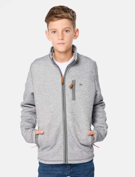CAMPERA FELPA ESPECIAL Gris