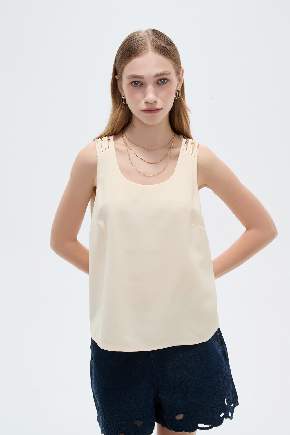 Musculosa Henu Crudo / Natural