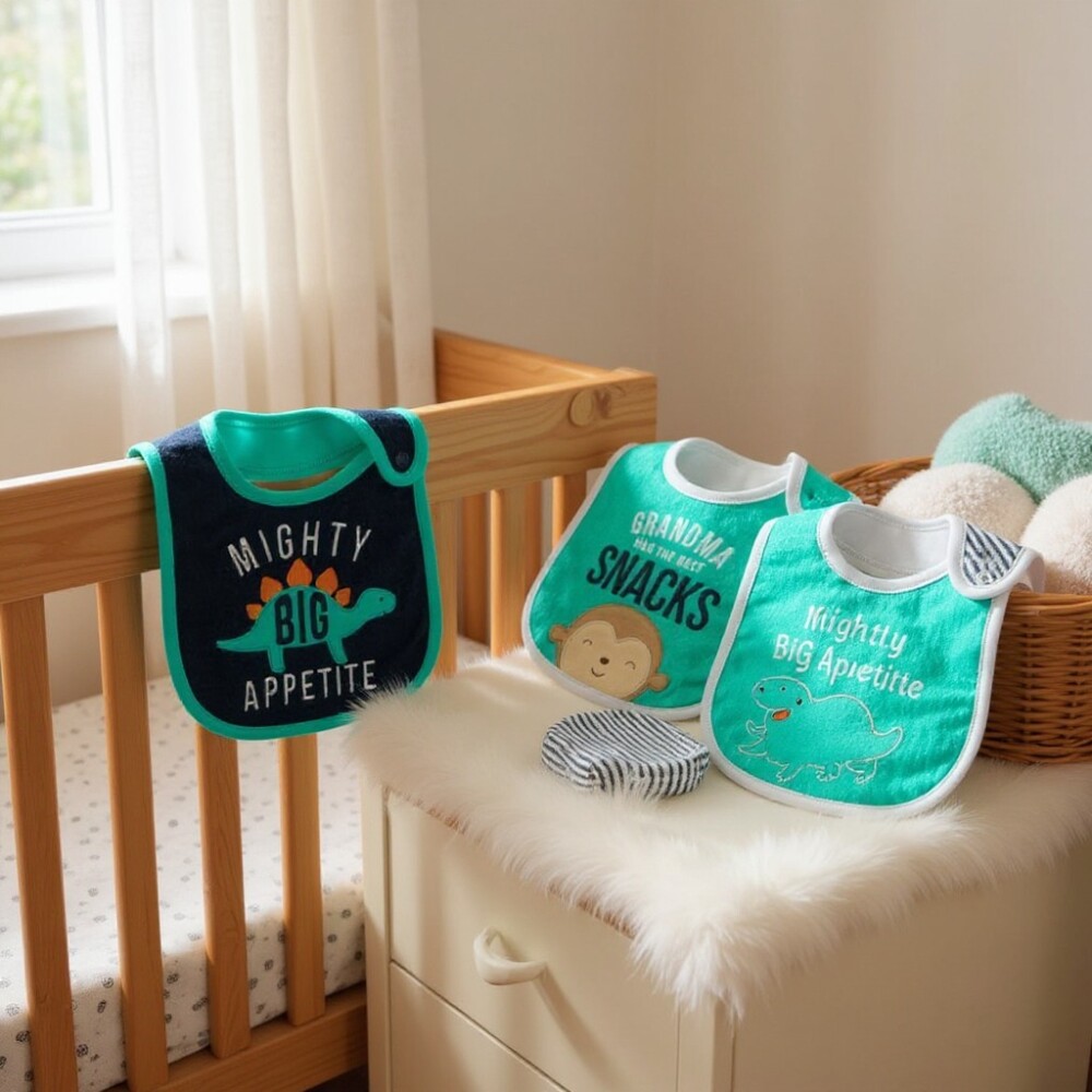 Set baberos x3 Little ONES Mono