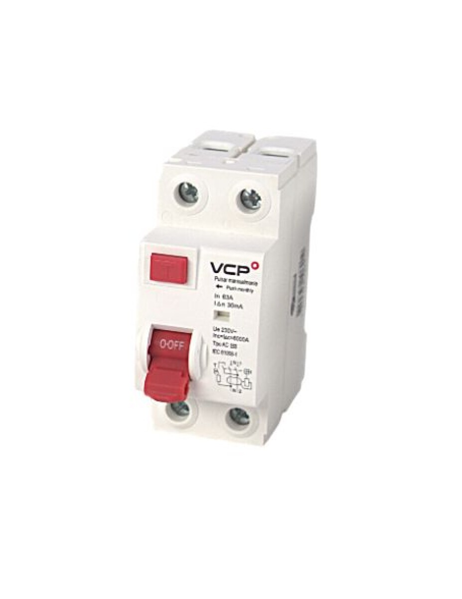DISYUNTOR DIFERENCIAL KRD2 2X 40A  30MA - VCP 