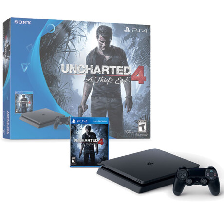 Consola Playstation 4 500GB Slim Uncharted 4 001